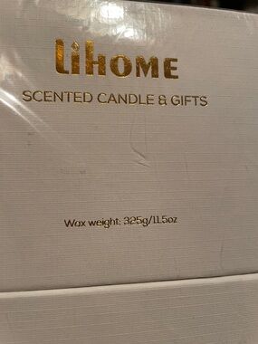 iHome White & Gold Scented Candle Gift Box